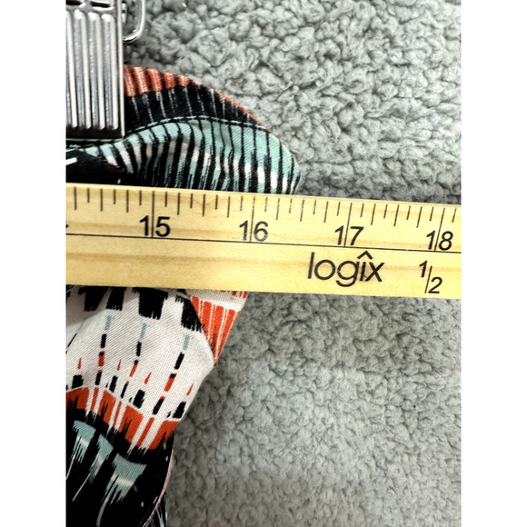 Vtg Y2K Mini Dress Silence‎ & Noise Womens Large Aztec Strapless Geometric Boho - Picture 5 of 7